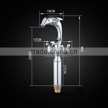 High Quality Brass Dolphin Mixer, Double Handle Chrome Mixer, Best Sell Item