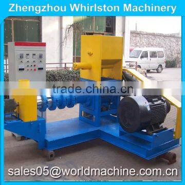 floating fish feed pellet extruder/puff extruder machine