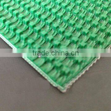 Super grip PVC conveyor belt for logistic and airport