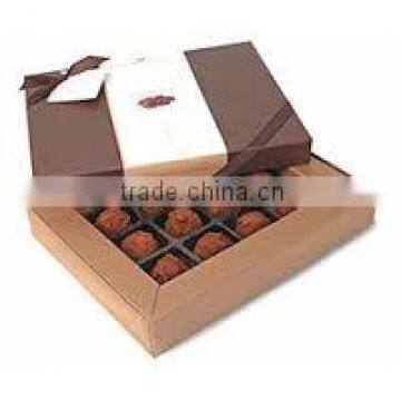 Dubai Fancy Customized Cardboard Decorative Chocolate Boxes