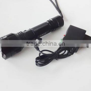 Onlystar GS-9074 Aluminum Adjustable Focus Rechargeable Zoomable High Beam Torch Light photo-2