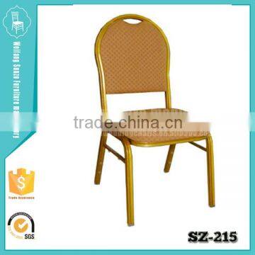 Golden Fabric High Density Molded Foam Banquet Chair