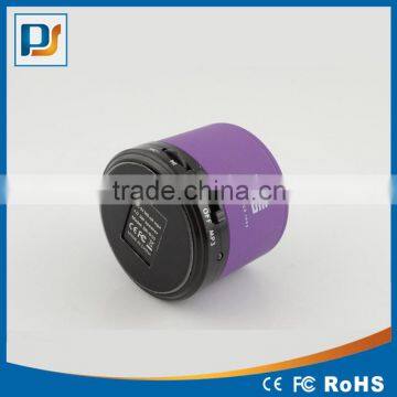 Portable Bluetooth Wireless Mini Speaker Metal/ABS Material LED Light Stereo Voice
