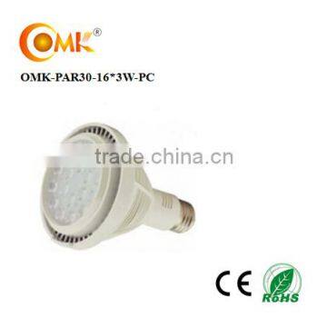 25W/35W/40W/45W Par30 LED Light Source OMK-PAR30-16*3W-PA photo-3
