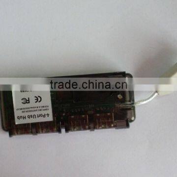 China Origin Best Portable Slim Promotion Gift Crystal 2.0 Mini 4 Port Hubs