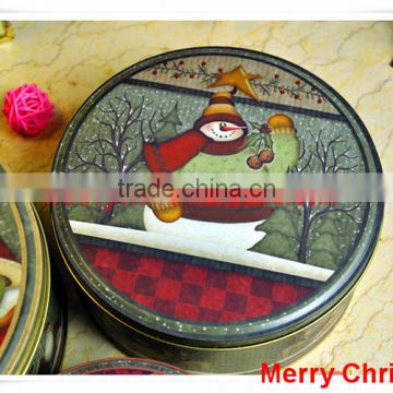 wholesale alibaba silver tin box/colorful metal tin box/christmas round tin box