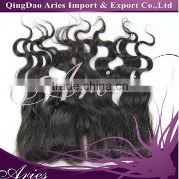 virgin malaysian hair middle part full swiss lace frontal on sale