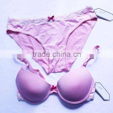 Manufactory high quality women underwear naughty girl bra panty set