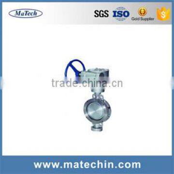 OEM Precision 6 Inch Stainless Steel Seat Pneumatic Butterfly Valve photo-2