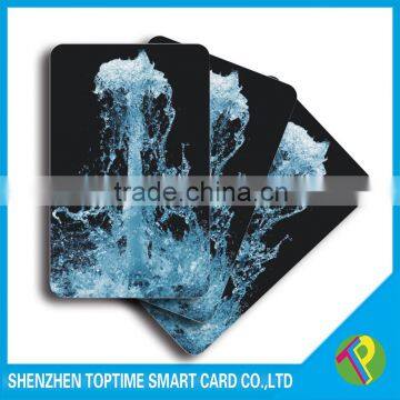 Printed plastic card