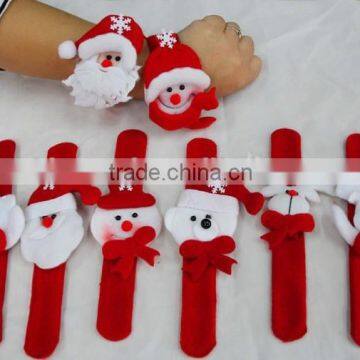 Christmas Felt Slap Snap Bracelets