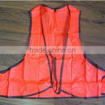 high warning and visibility pvc safety vest