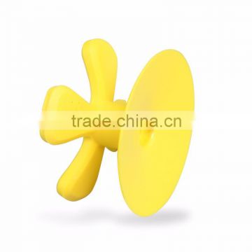 promotional fashion design silicone sucker silicone rubber sucker, silicone suction cup with Four Leaf Clover