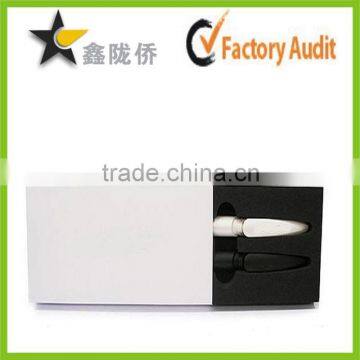 Promotion use fancy paper gift wrap box for pen