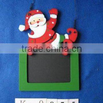 wooden memo board-santa design
