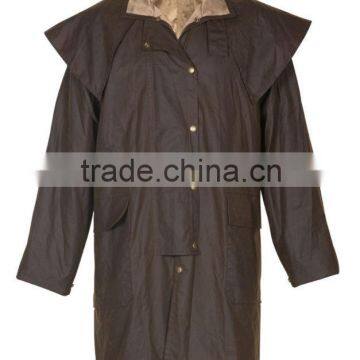 Waterproof 3/4 long length horse racing jacket equestrian clothing