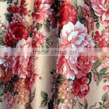 polyester printed satin fabric