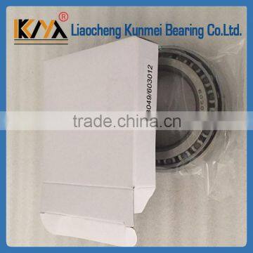 China supplier KM 603049/12 inch tapered roller bearing tractors used