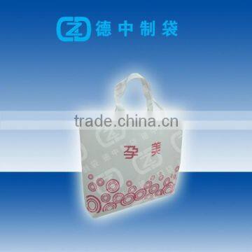 Logo printed non woven tote shopping bags for cloth packing