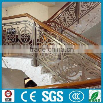 luxurious vill decoration/Carved Perforated/laser cut fencing panels for Stair guardrail /Professional design