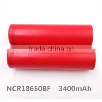 High Capacity 18650 3400mah NCR18650BF for Li-ion 3.7v Battery Cell