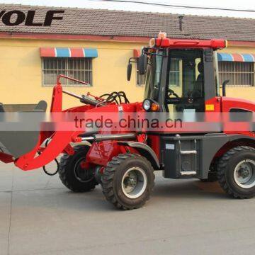 China factory supply high quality 1.2ton small loaders zl12f for sale with earth auger