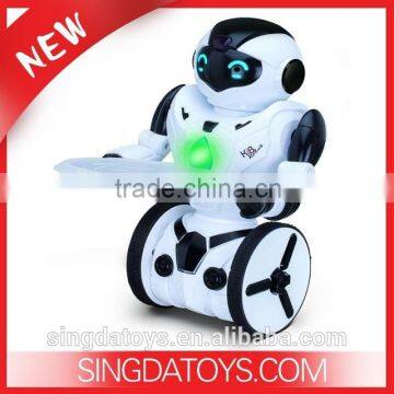 Newest !1016A 2.4G Single wheel Remote Control Robot Can Dance Drive