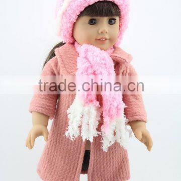 Safety material 18 inch doll clothes American girl doll matching clothes