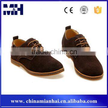 Casual Style Popular Trend Leather Office Men Rubber Shoe