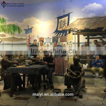 Museum Wax Figure Bronze Human Figure Statues photo-3