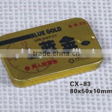 slide lid tin box