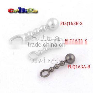 Metal Ball Chain Zipper Pull Tap Zinc Alloy Nickel For DIY Zipper Sliders #FLQ163