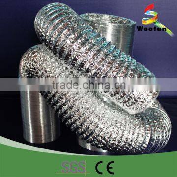 Professional fire resistant aluminum foil flexible duct