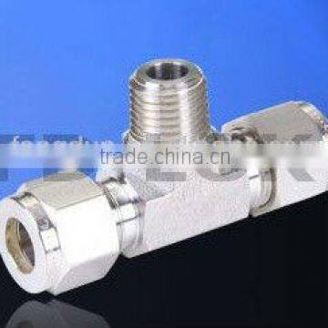 Male Branch Tee, Compression Tube Fitting