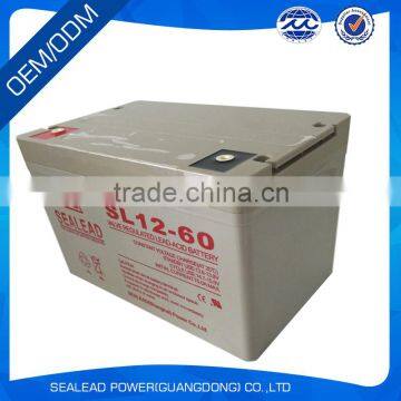 Best Quality 12v 60AH lead Acid battery battery for wheelchair with large power support