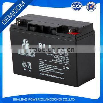 Made in Guangzhou Rechargeable Battery 12v 17ah
