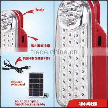 Professional Manufactory Emergency Light With Solar Charging