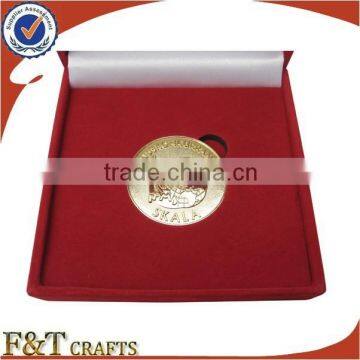 china high quality handmade metal sovereign charity coin boxes gift manufacturers