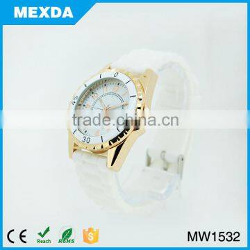 waterproof silicone lady Japanese quartz fashion watch