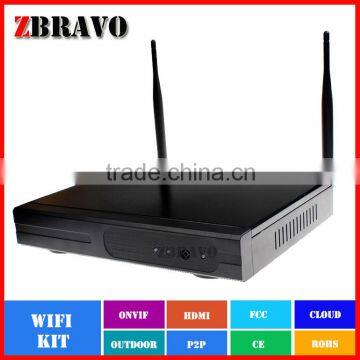 4CH Camera Kit Array IR Wireless Camera for Wholesales Price,1megapixel NVR Kit photo-2