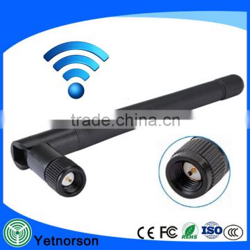 hot sale wifi antenna 2.4g indoor wifi rubber duck antenna with SMA connector