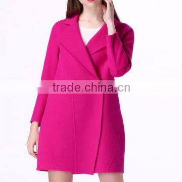 2015 OEM service winter new design luxury woolen coats