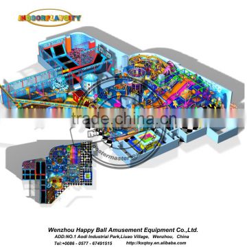 Multi-functional Shopping Mall Use Kids Indoor Amusemnt Center With Trampoline