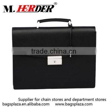 M5047 Online shopping top quality black plain PU men's bag men handbag