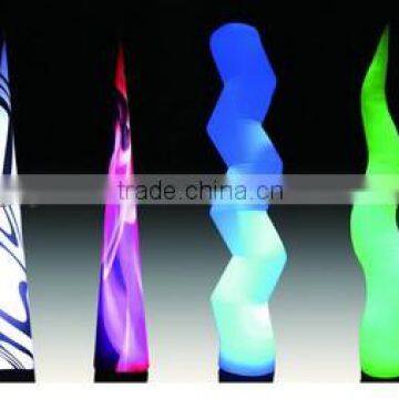 party decoration inflatable cone with led light,inflatable led cube