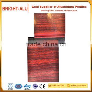 Wood Color Finishing Aluminium for Sliding Horizontal Door