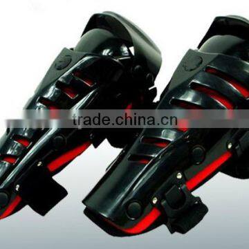 Motorcycle gear to protect the legs knee support used to riding, bicycle.Industrial area