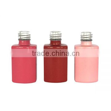 0.33oz colorful nail polish bottle, new fashion glass nail glue packaging square bottle