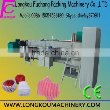 EPE foam net machine fruit net making machine for packing apples/watermelon/mango/pie