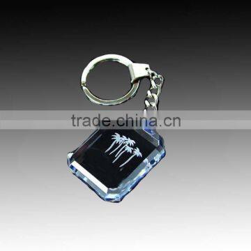 2015 popular premium gifts blank or custom design K9 crystal car keychain